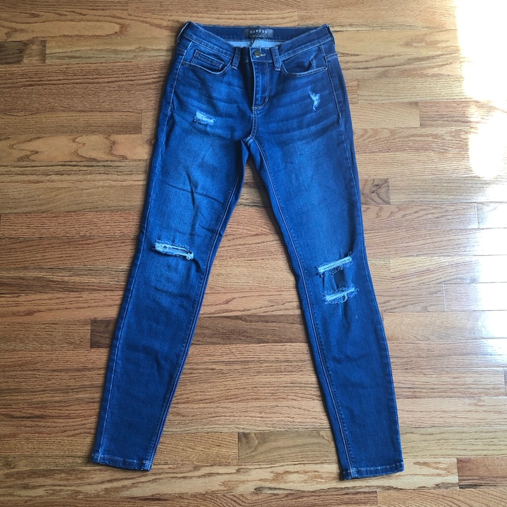 🔥 Harper Ripped skinny jeans